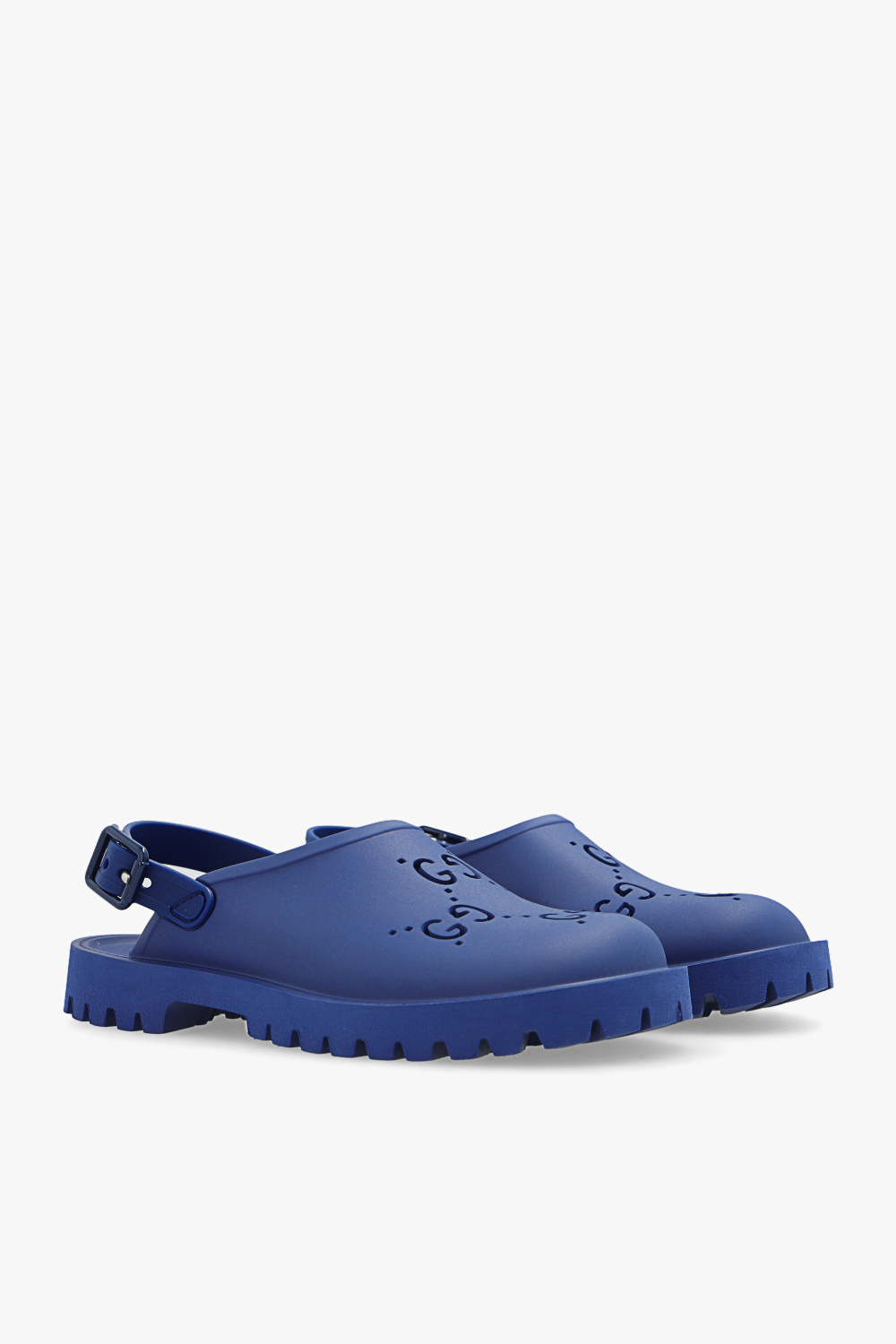Navy blue Rubber sandals Gucci Kids - Vitkac KR