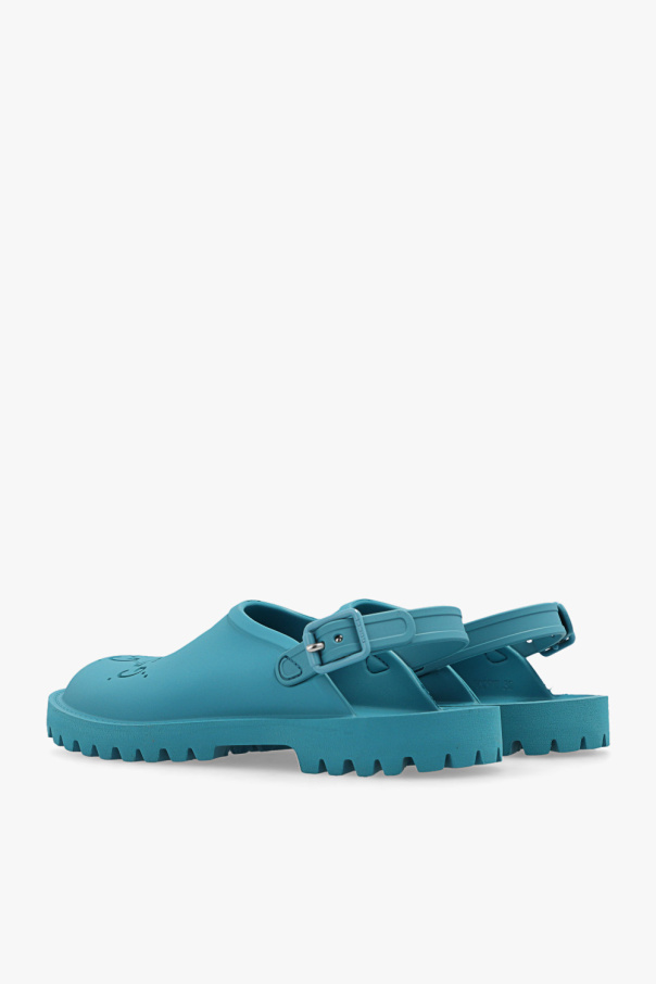 Gucci Kids Versace Jeans Couture Rubber Slide Sandals