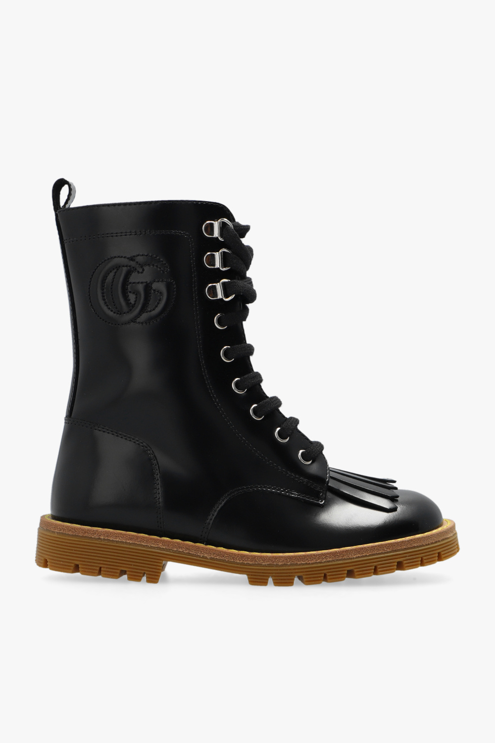 gucci 18kt Kids Leather ankle boots