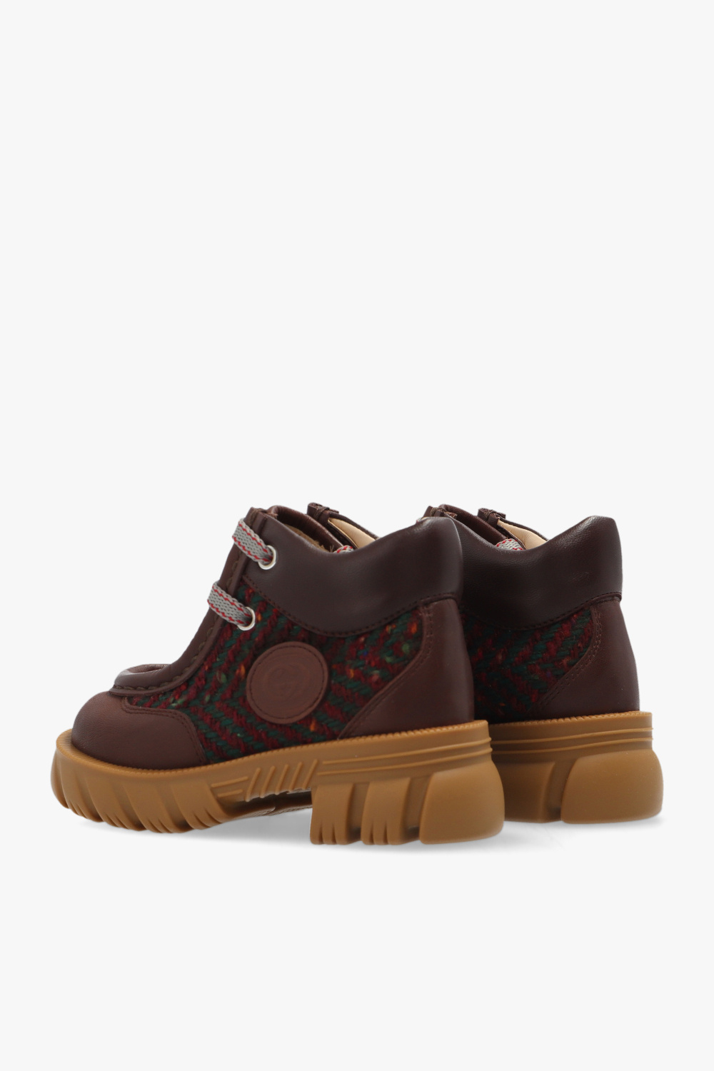 gucci Acciaio Kids Leather boots