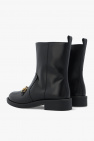 Gucci Kids BLACK Leather ankle boots