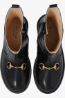 Gucci Kids BLACK Leather ankle boots