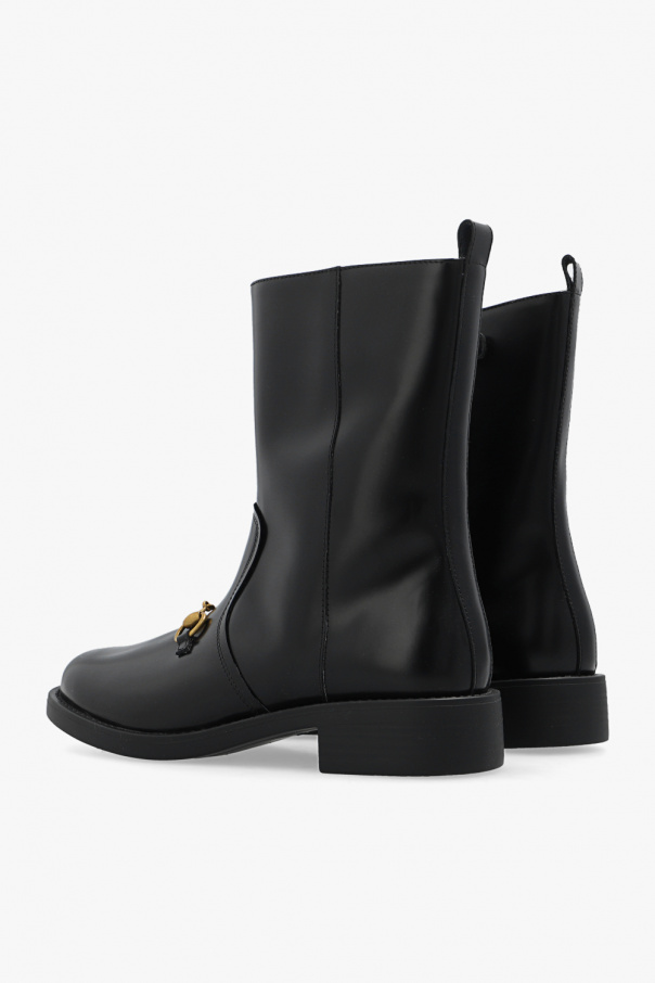 gucci trapuntata Kids Leather boots