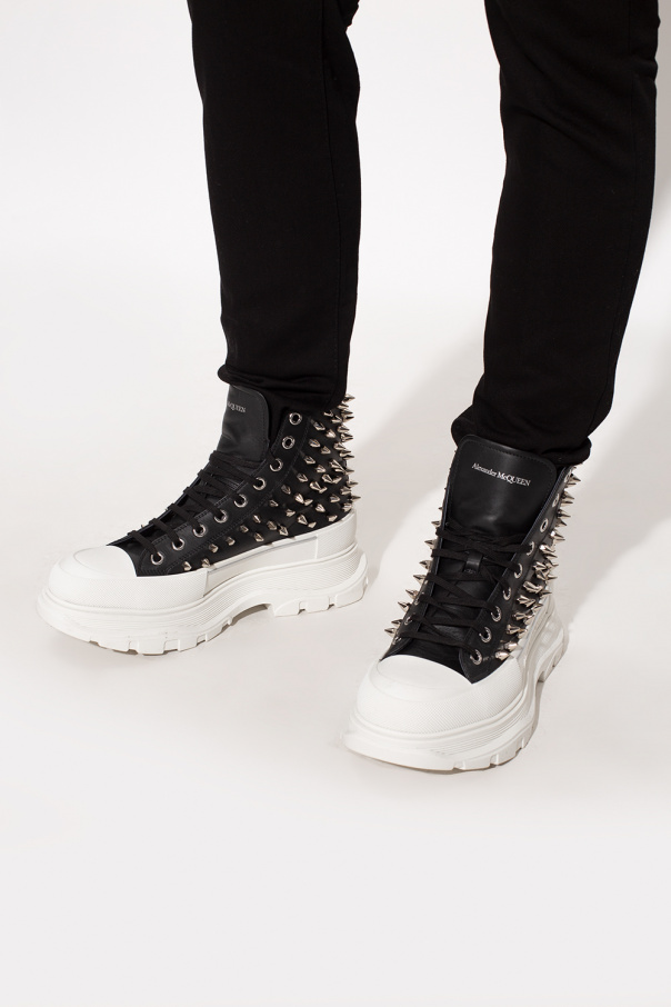 Alexander McQueen Leather platform shoes
