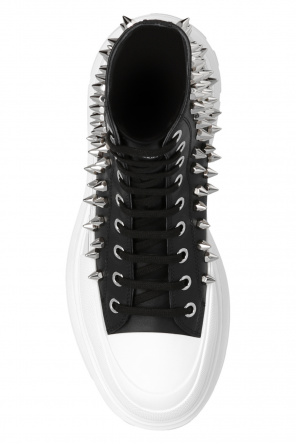 Alexander McQueen Leather Schwarz shoes