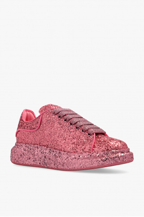 Alexander McQueen ‘Larry’ suede sneakers with glitter