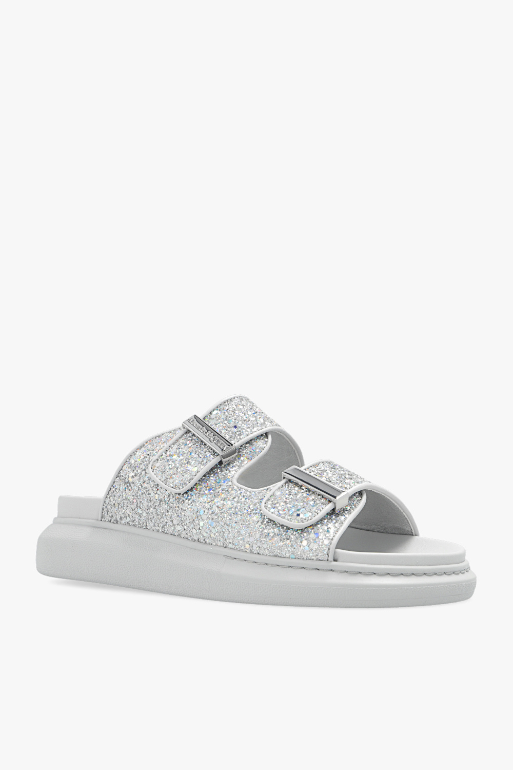 Alexander McQueen Glitter slides