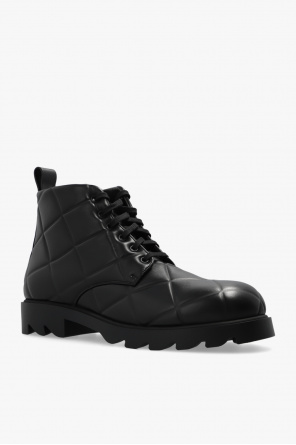 Bottega Veneta ‘Strut Grid’ ankle boots