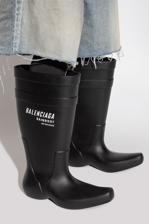 Balenciaga ‘Excavator’ rain Lthr boots