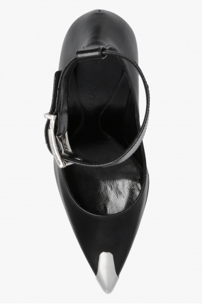 Alexander McQueen Leather stiletto pumps