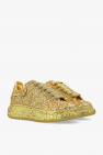Alexander McQueen Kids GOLD Leather sneakers