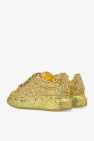 Alexander McQueen Kids GOLD Leather sneakers