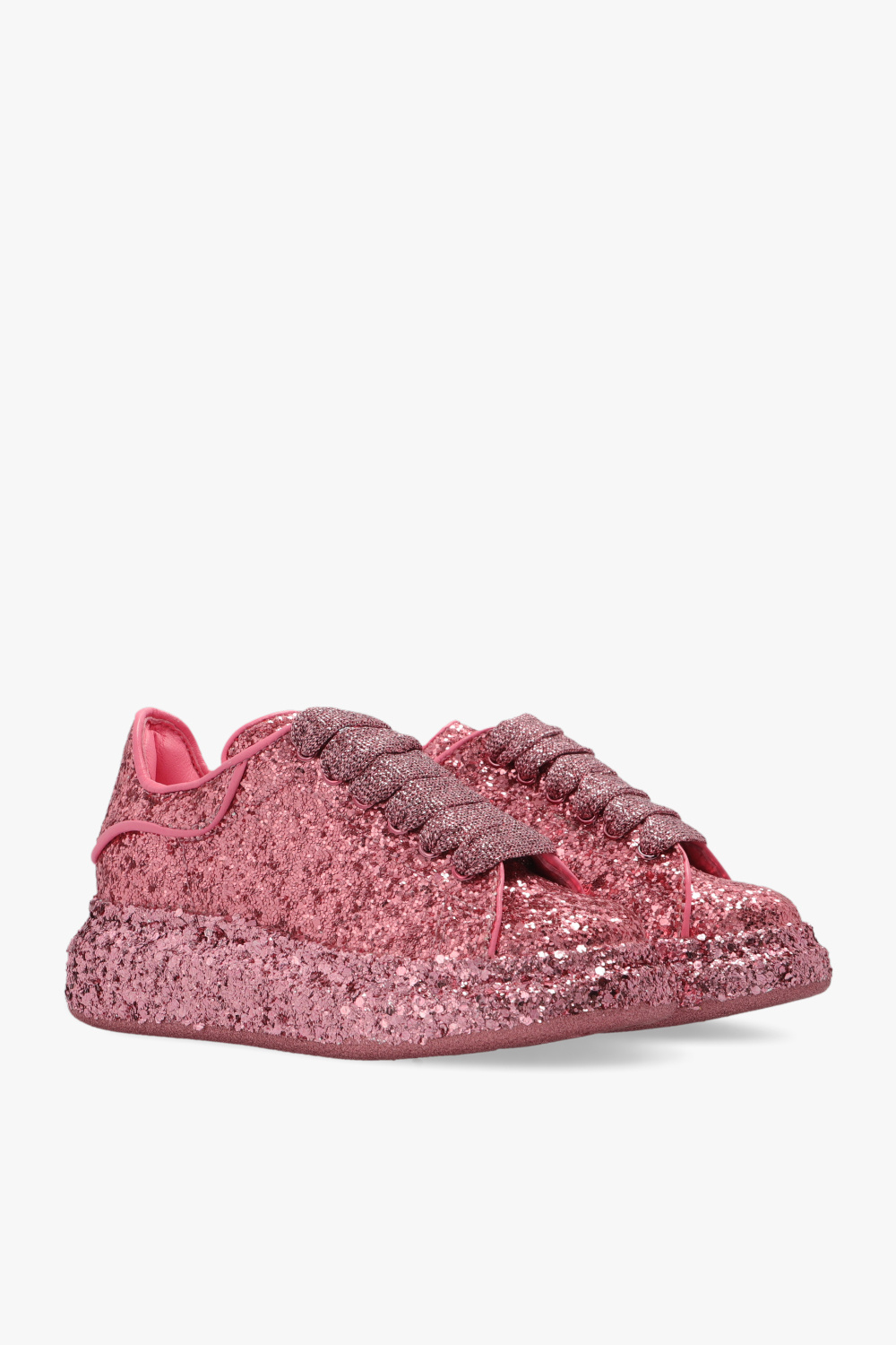 alexander mcqueen embroidered blazer Glittery sneakers