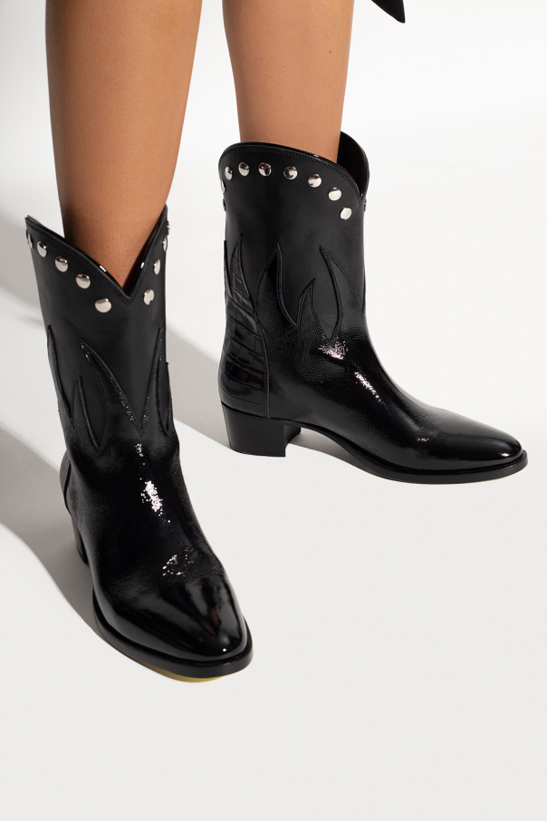 Vivienne Westwood Tory Burch leather ankle boots