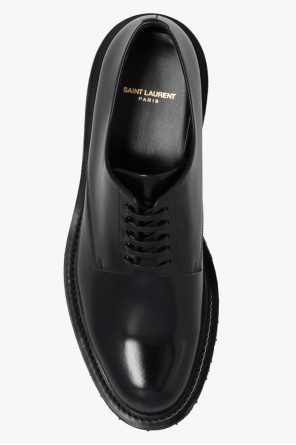 Saint Laurent ‘Army’ leather derby Twin shoes