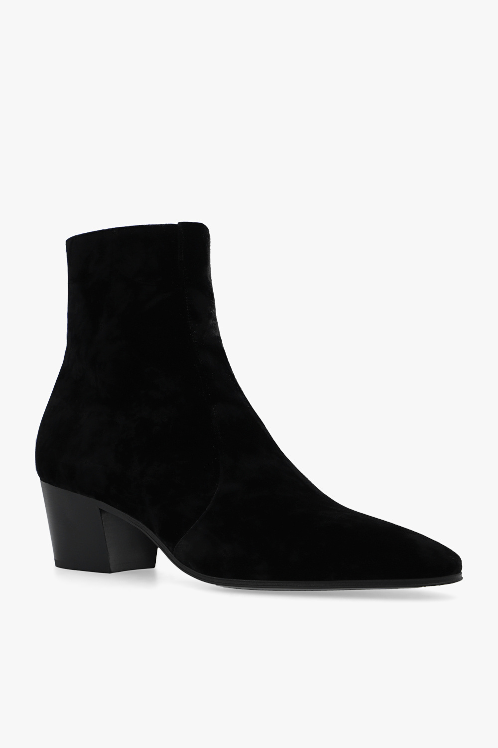 Saint Laurent ‘Vassili’ velour ankle boots