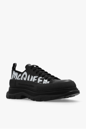 Alexander McQueen Leather platform sneakers