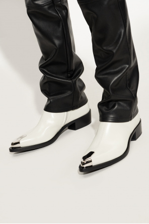 Leather boots od Alexander McQueen