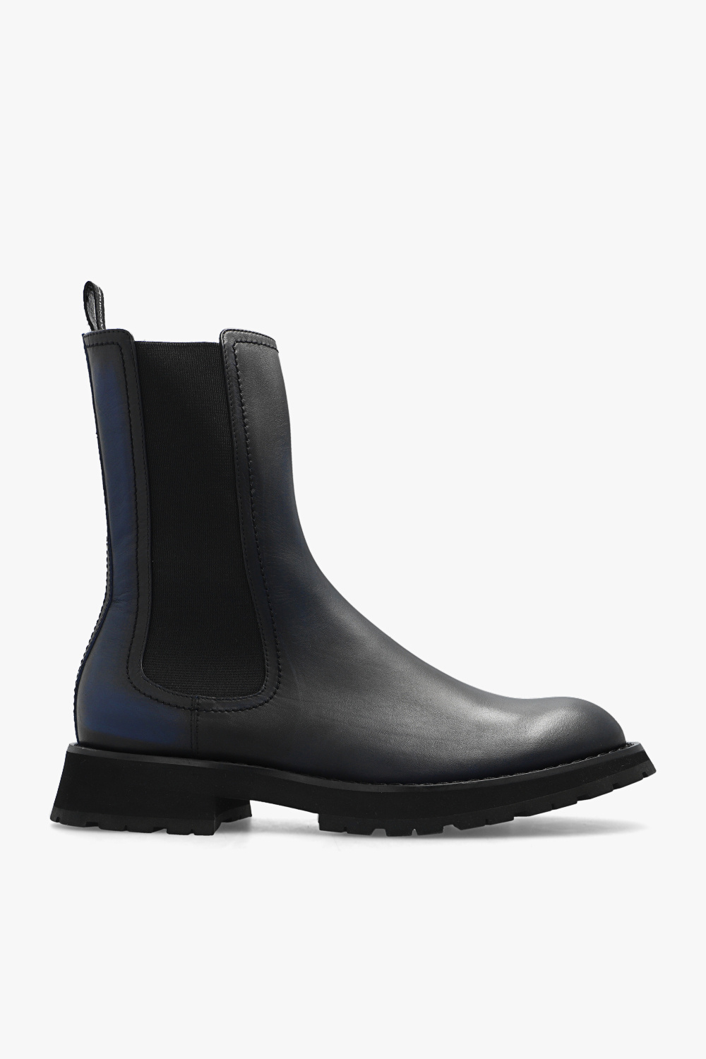 Alexander McQueen Leather Chelsea boots