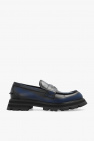 Alexander McQueen NAVY BLUE Leather loafers