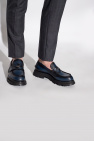 Alexander McQueen NAVY BLUE Leather loafers