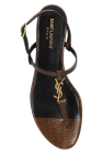 Saint Laurent BROWN ‘Cassandra’ sandals