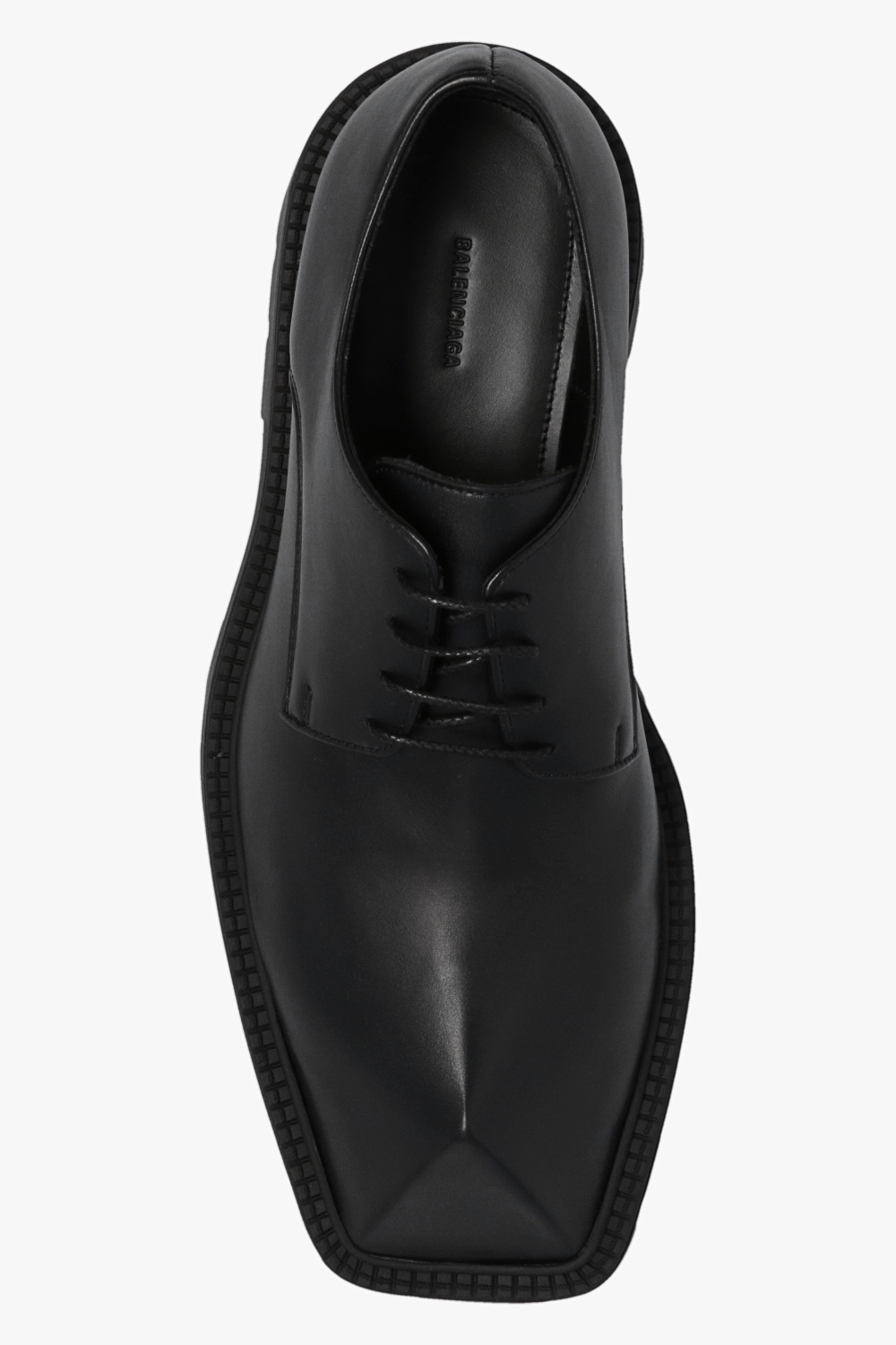 Black ‘Rhino’ leather derby shoes Balenciaga - Vitkac Germany