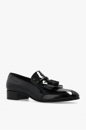gucci Gg0896s Patent-leather loafers