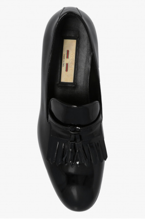 gucci Gg0896s Patent-leather loafers