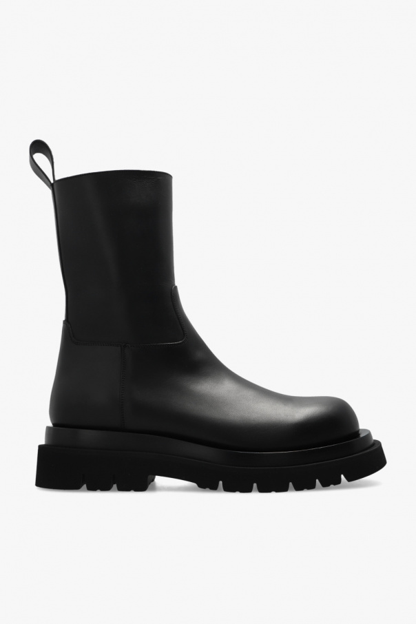 ‘Puddle’ leather ankle boots od Bottega Veneta