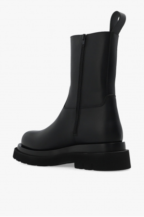 bottega Pre-Owned Veneta ‘Puddle’ leather ankle boots