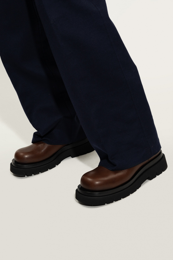 Bottega Men Veneta ‘Lug’ ankle boots