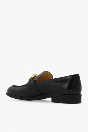 Bottega Black Veneta ‘Monsieur’ leather loafers
