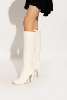 Bottega Veneta WHITE ‘Canalazzo’ heeled boots