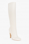 Bottega Veneta WHITE ‘Canalazzo’ heeled boots