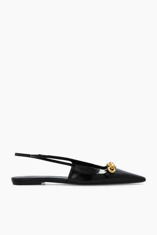 Saint Laurent ‘Blade’ leather Hawaiis shoes