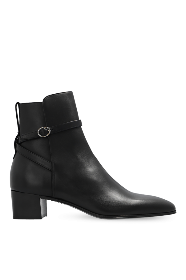 Saint Laurent ‘Terry’ leather ankle boots