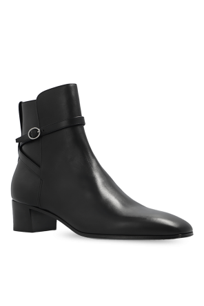 Saint Laurent ‘Terry’ leather ankle boots