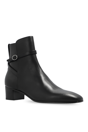 Saint Laurent ‘Terry’ leather ankle boots