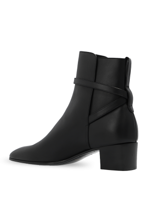 Saint Laurent ‘Terry’ leather ankle boots