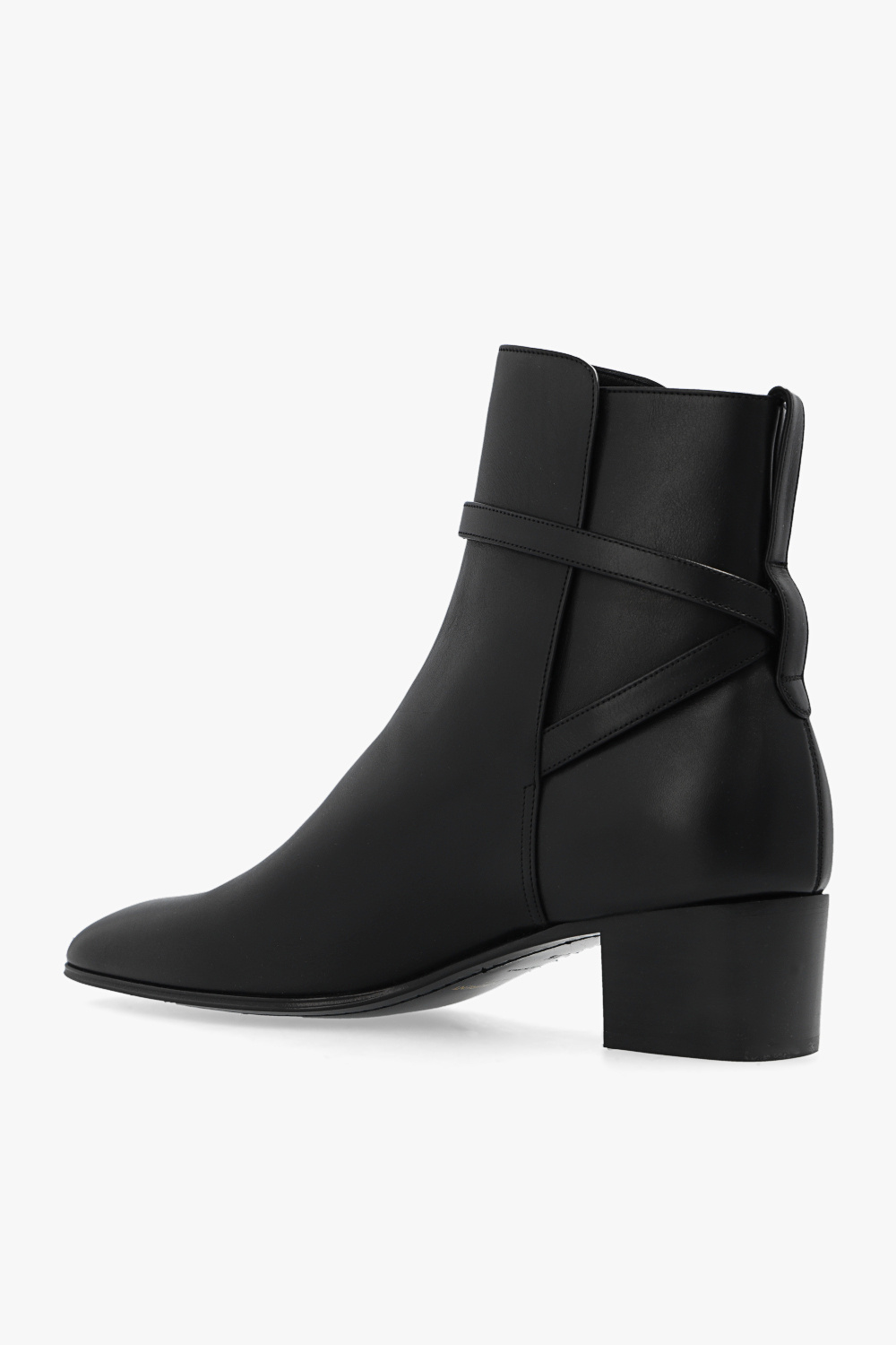 Saint Laurent ‘Terry’ leather ankle boots