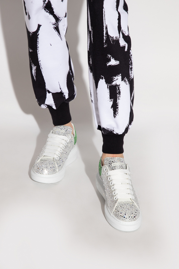 Alexander McQueen Crystal-embellished sneakers
