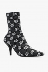 Gucci BLACK Heeled ankle boots with monogram