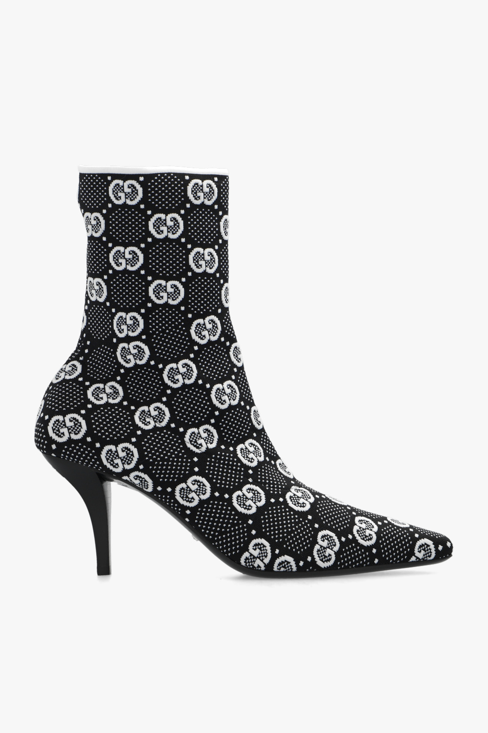 Gucci Heeled ankle boots with monogram