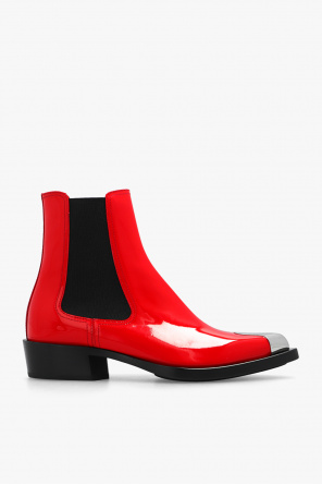chelsea boots with track crest alexander mcqueen shoes