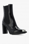 Alexander McQueen Patent-leather heeled ankle boots