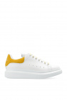 Alexander McQueen Mens New Court Sneakers in White Majestic Sil