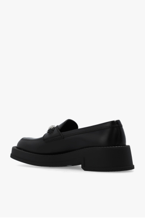 gucci toile Leather loafers