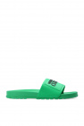 Adidas Adilette Shower White Black Men Sports Sandals Slide Slides with logo