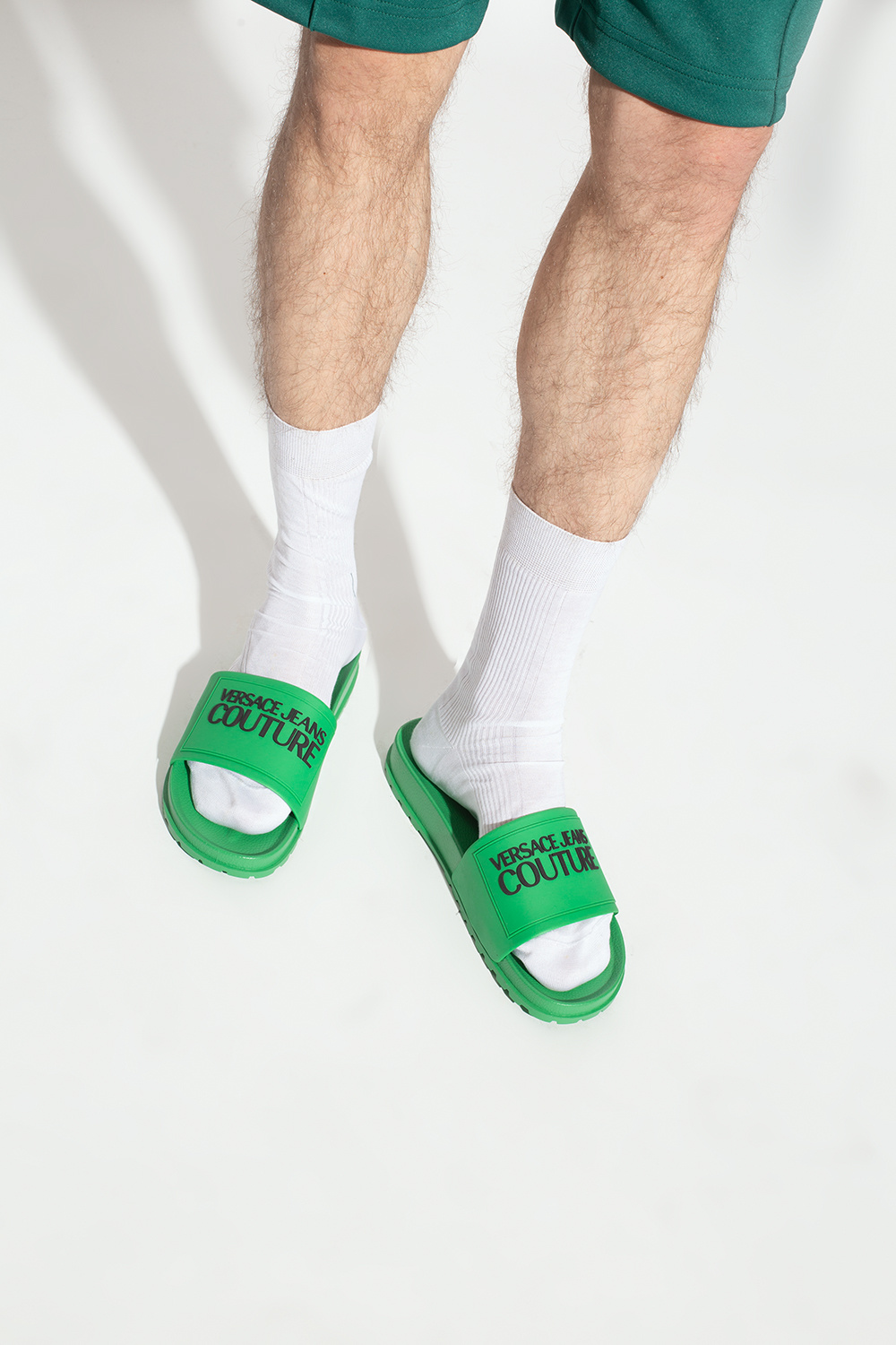 Versace Jeans Couture Slides with logo